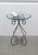 Late 20th Century Brass Metal and Glass Round Side Table, Circa Late-20th Century For Sale - Image 5 of 13