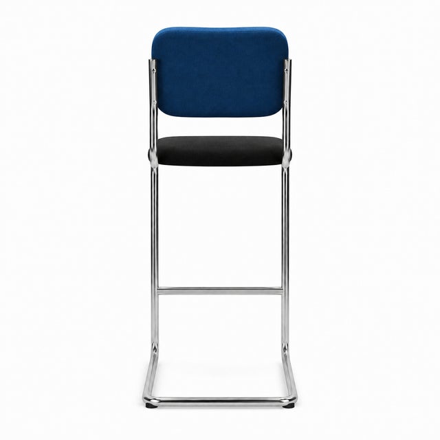 Knoll Cesca Fully Upholstered Counter Stool by Marcel Breuer (Set of 6) For Sale In New York - Image 6 of 8