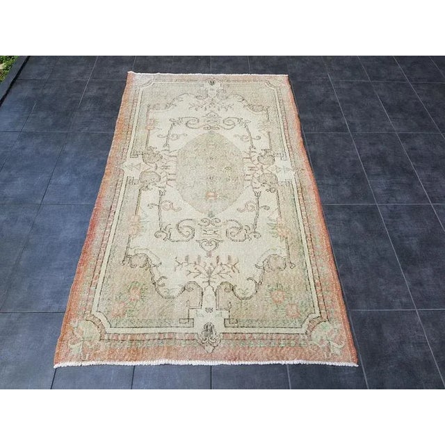 1960s Vintage Bohemian Handknotted Tribal Rug- 3′11″ × 6′10″ For Sale - Image 11 of 11