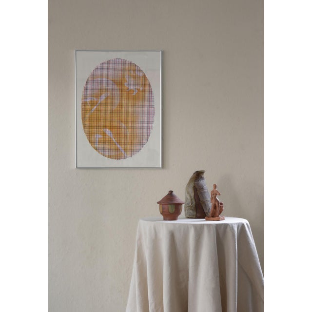 1960s Vintage Lithograph, 24 of 27, Framed For Sale - Image 4 of 4