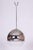 Mid-Century Chandelier in Chromed Steel and Opaline Glass, Germany, 1970s For Sale - Image 3 of 12
