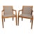 Late 20th Century Pair of Ansley Armchairs by Geiger International for Herman Miller, Upholstered For Sale