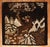 Expressionism Antique Zabihi Collection Chinese Tiger Pictorial Large Square Rug - 7'3" x 8'1" For Sale - Image 3 of 12