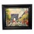 Arc De Triomphe in Paris, Created With Thick, Textured Impasto Brushstrokes. Vintage Oil Painting on Canvas. For Sale