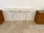 Contemporary Console Table Y White Lacquered Metal Brass and Marble. Italy For Sale - Image 10 of 12