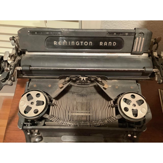 Metal Vintage Remington Standard Typewriter (Model Seventeen) For Sale - Image 7 of 9