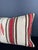 Contemporary Turkish Hemp Pillow Cushion Natural Beige Red Pillow Cushion Cover 16" x 24" For Sale - Image 3 of 4