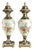 French Lidded Porcelain Vases with Hand-Painted Floral Bouquets and Gilding in the style of Sèvres, 1900s, Set of 2 For Sale
