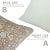 Art Deco Fabdivine Artistic Block Print Pillow Cover 16x16 Inch Off-White Linen-Manikarnika For Sale - Image 3 of 5