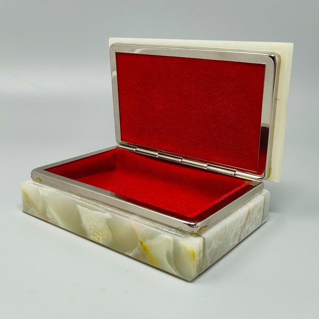 Gemstone Vintage Box in Onyx, Italy, 1960s For Sale - Image 7 of 8