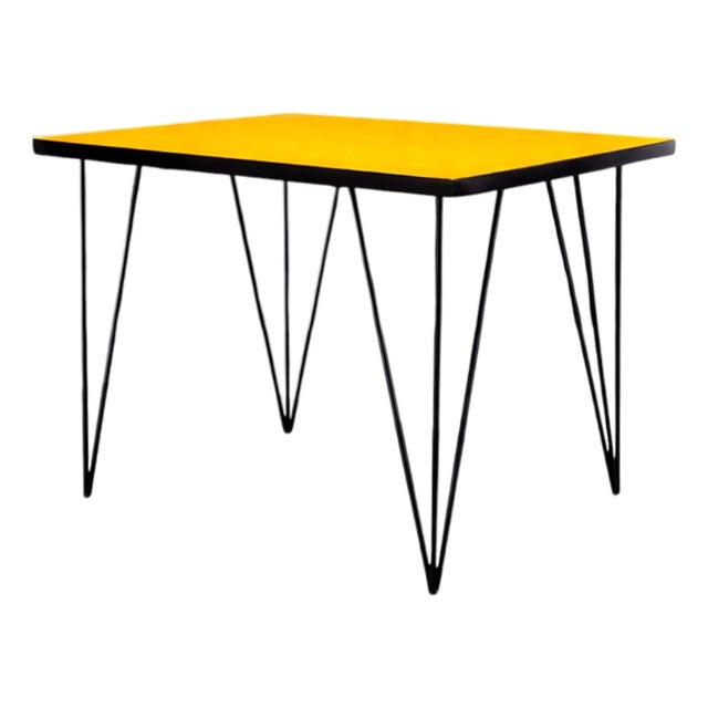 Table in Hardwood & Iron, Unknown 1950s For Sale