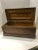 Rustic 1940s Americana Mahogany Storage Box with Handles For Sale - Image 3 of 9