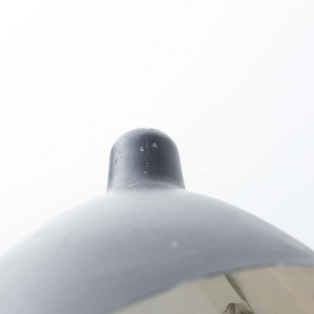 Mid-Century Black Metal Wall Lamp in the style of Serge Mouille, 1950s For Sale - Image 10 of 12