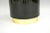 Black Vintage Black Lacquer & Brass Round Pedestal For Sale - Image 8 of 9