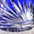 Large 1960s Blue Cut to Clear Bowl With Flower Design For Sale - Image 12 of 12