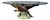 Bronze Dolphin Coffee Table from C Caudion, 1960s For Sale