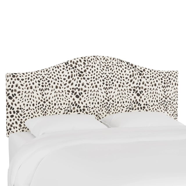 Kenmore Headboard in Cream Gray Washed Cheetah, King For Sale In Chicago - Image 6 of 6