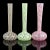 Vintage Murano Fratelli Toso Pink White Swirl Ribbons Italian Art Glass Soliflore Long Neck Flower Vase For Sale In Orlando - Image 6 of 6