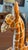 Hollywood Regency Hollywood Regency Glazed Terracotta Sculpture of a sSeated Giiraffe. Made in Italy Stamped Pristine For Sale - Image 3 of 9