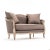French Country Hollow Maison Settee in Aubergine For Sale - Image 3 of 10