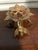 Tan Rare Shino-Style Ceramic Vase on Angel Stand For Sale - Image 8 of 9