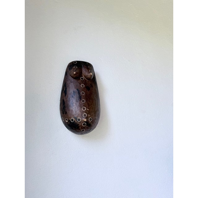 Brown Makonde Fertility Mask, 1980s For Sale - Image 8 of 18