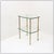 Brass Side Table with Double Glass Top in the style of Maison Jansen, 1940 For Sale - Image 15 of 16