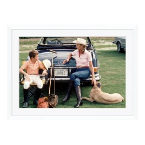 Getty Images, "Polo Pals", Slim Aarons, January 1, 1982 Framed Art Print