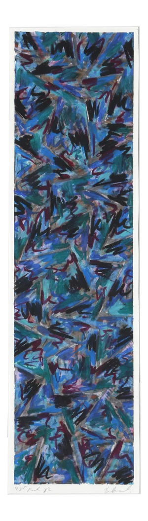Ben Hancocks, 28th March, Oil Pastel
