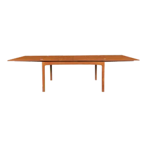 1960s Mid-Century Expanding Teak Dining Table by Folke Ohlsson for Dux