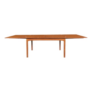 Scandinavian Modern Expanding Teak Dining Table by Folke Ohlsson for Dux For Sale