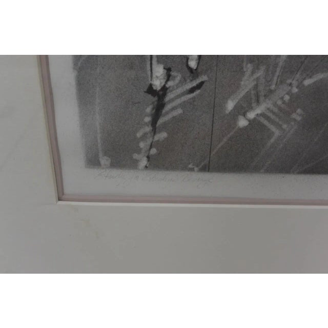 Vintage Pencil Signed Etching With Aquatint For Sale - Image 5 of 6