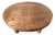 Brutalist Round Coffee Table in Pine, 1950s For Sale