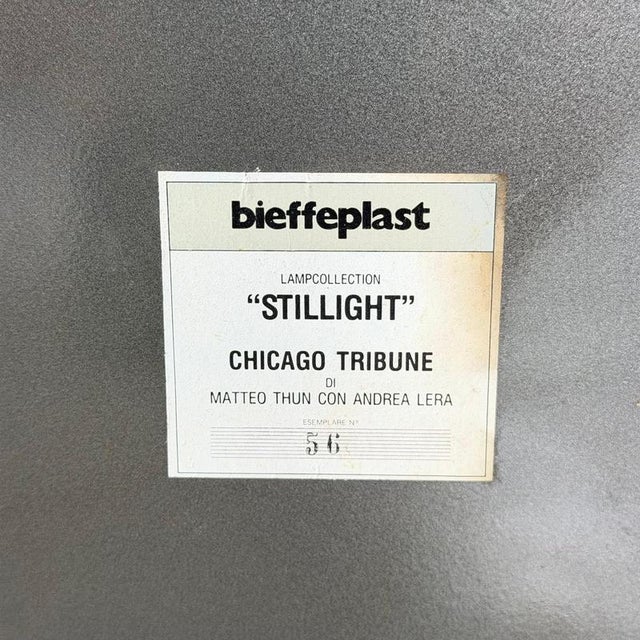Chicago Tribune Stillight Floor Lamp by Matteo Thun for Bieffeplast, 1985 For Sale - Image 12 of 14