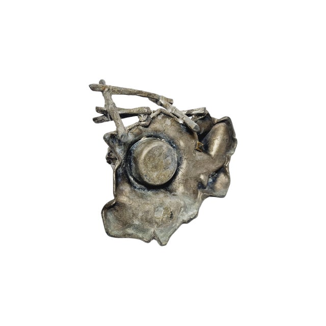 Art Nouveau German Figurative Inkwell, 1890s For Sale - Image 6 of 8