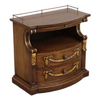 Karges French Provincial Walnut Nightstand For Sale