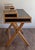 1960s Campaign Faux Bamboo & Black Lacquer Writing Desk, Attributed to E. Murio For Sale - Image 10 of 12