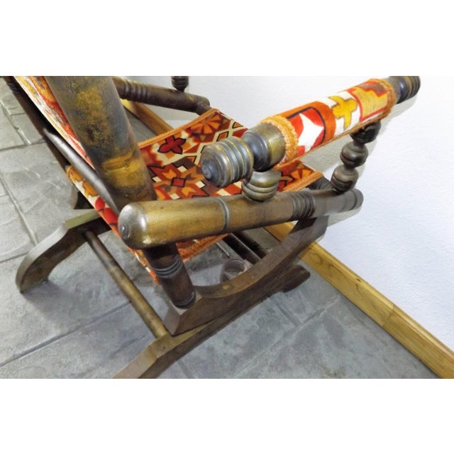 Vintage Platform Spring Rocking Chair Chairish