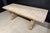 1920s Vintage Farmhouse Dining Table in Bleached Oak, 1920 For Sale - Image 5 of 17