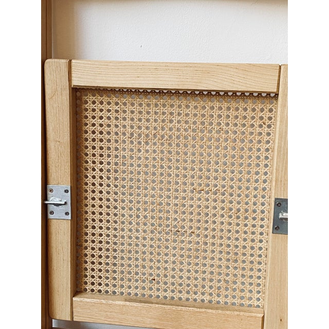 Folding Chairs in Pine Wood and Wicker Seats, Set of 2 For Sale - Image 18 of 18