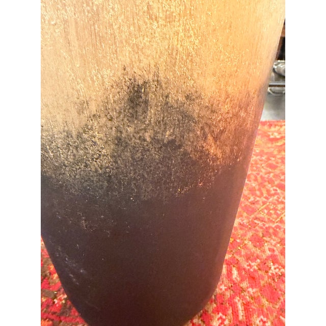 1980s Tall Plaster and Sculpting Material Vessel/ Urn For Sale - Image 5 of 10