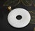 Large Medallion 14k White Chalcedony Pendant For Sale - Image 10 of 14