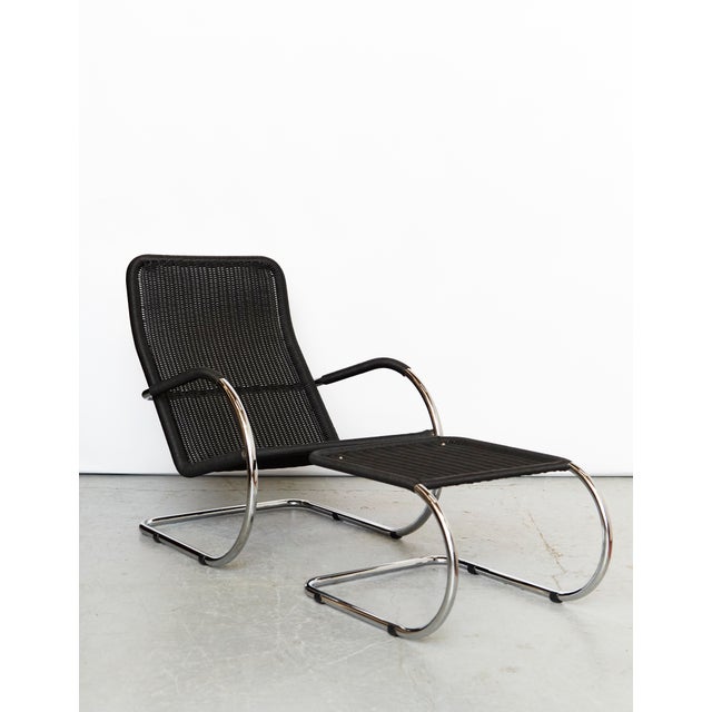 Set of Vintage D35 Lounge Chair and C35 Ottoman by Anton Lorenz for Tecta, 1990s For Sale - Image 17 of 17
