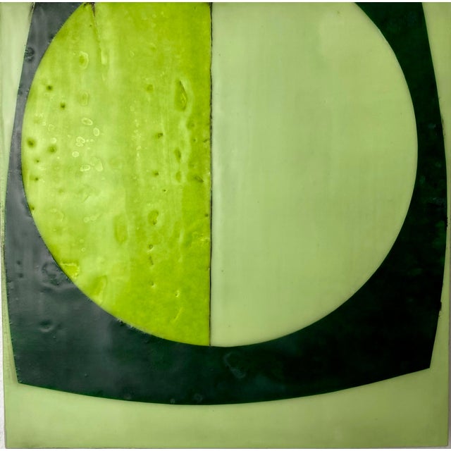 Encaustic Collage Installation by Gina Cochran - "The Enthusiast" - 16 Pieces For Sale - Image 4 of 18