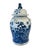 Vintage Large Chinoiserie B & W Porcelain Ginger Jar W/Birds 24" H For Sale - Image 10 of 10