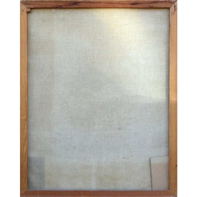 Folk Art Belly Dancer, Jalal Gharbi Oil on Canvas Painting For Sale - Image 3 of 4