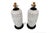 Ceramic Vintage Reticulated Blanc De Chine Table Lamps, a Pair For Sale - Image 7 of 15