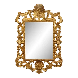 French Rococo Style Good Mirror, 19th Century