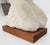 Mid-Century Modern Carved Marble Sculpture on Walnut Base For Sale - Image 11 of 14