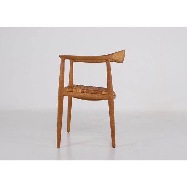 1950s JH 501 The Chair by Hans Wegner for Johannes Hansen, 1950 For Sale - Image 5 of 11